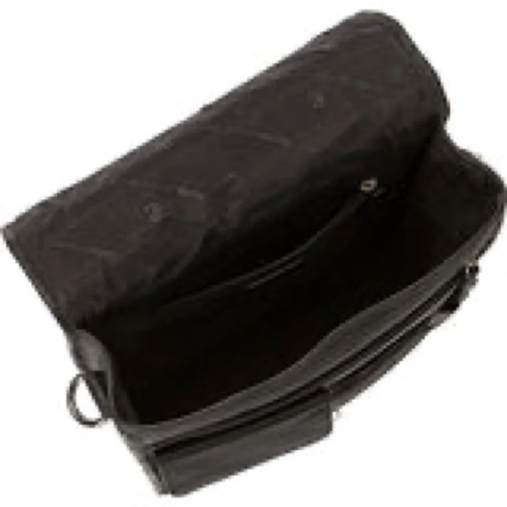 Black Leather Men's Bag